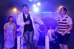 Pictured: (front, l to r) Emily Ling Mei, Joe Giovannetti and Peter Stielstra with th Photo