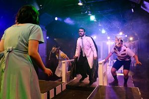 Pictured: (left to right) Caitlyn Cerza, Emily Ling Mei, Darian Goulding and Peter Stielstra. Photo by Evan Hanover. @ BroadwayWorld Pictured: (left to right) Caitlyn Cerza, Emily Ling Mei, Darian Goulding and Peter St Photo