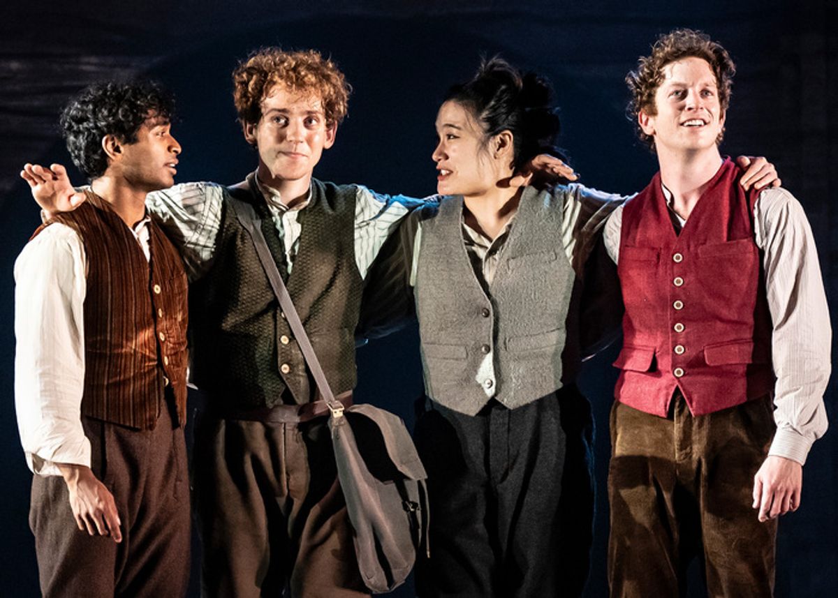 Ben Mathew, Michael Kurowski, Eileen Doan, and Spencer Davis Milford at 