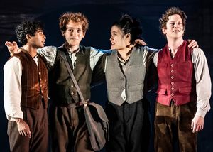 Ben Mathew, Michael Kurowski, Eileen Doan, and Spencer Davis Milford @ BroadwayWorld Ben Mathew, Michael Kurowski, Eileen Doan, and Spencer Davis Milford Photo