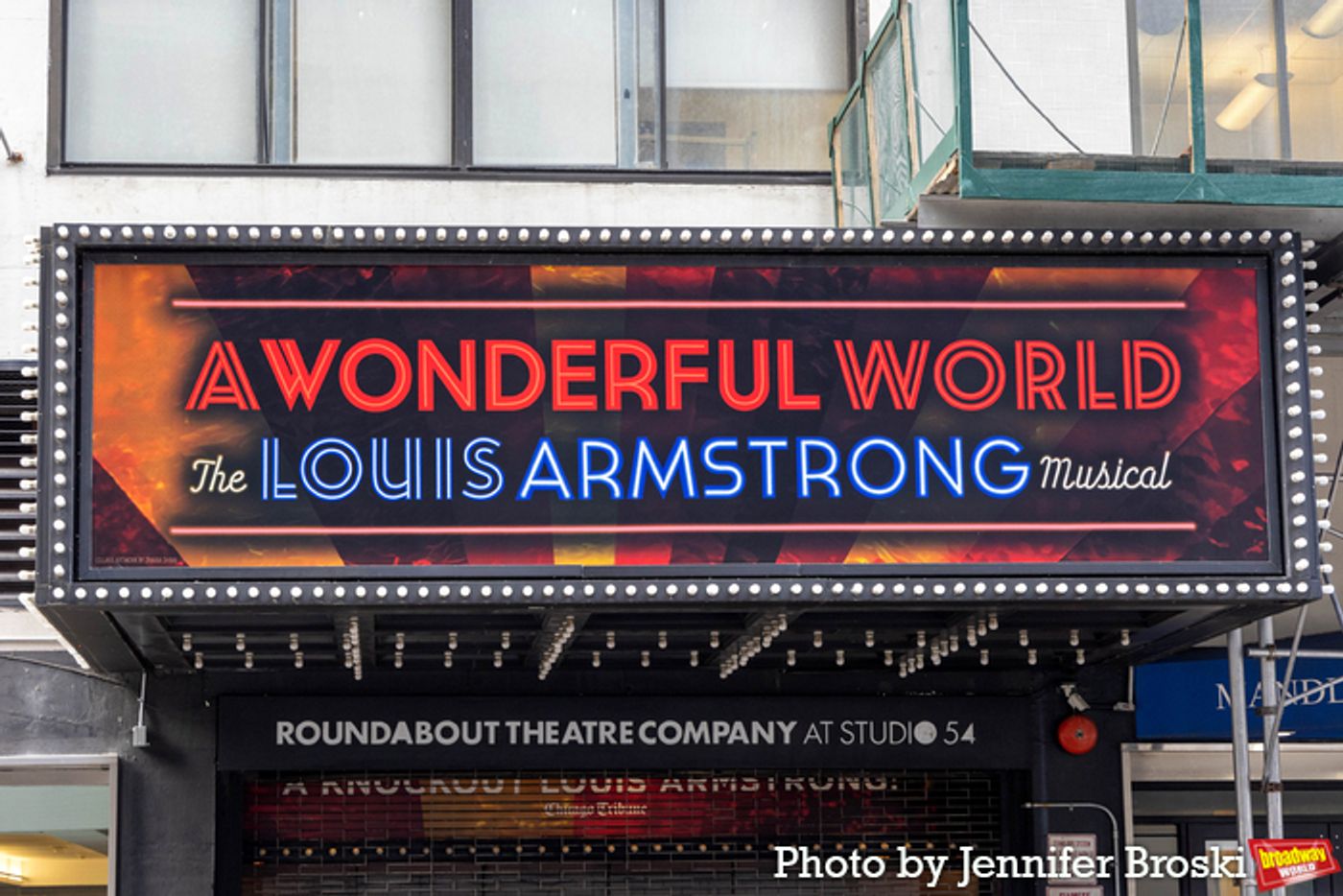 Up on the Marquee: A WONDERFUL WORLD  Image