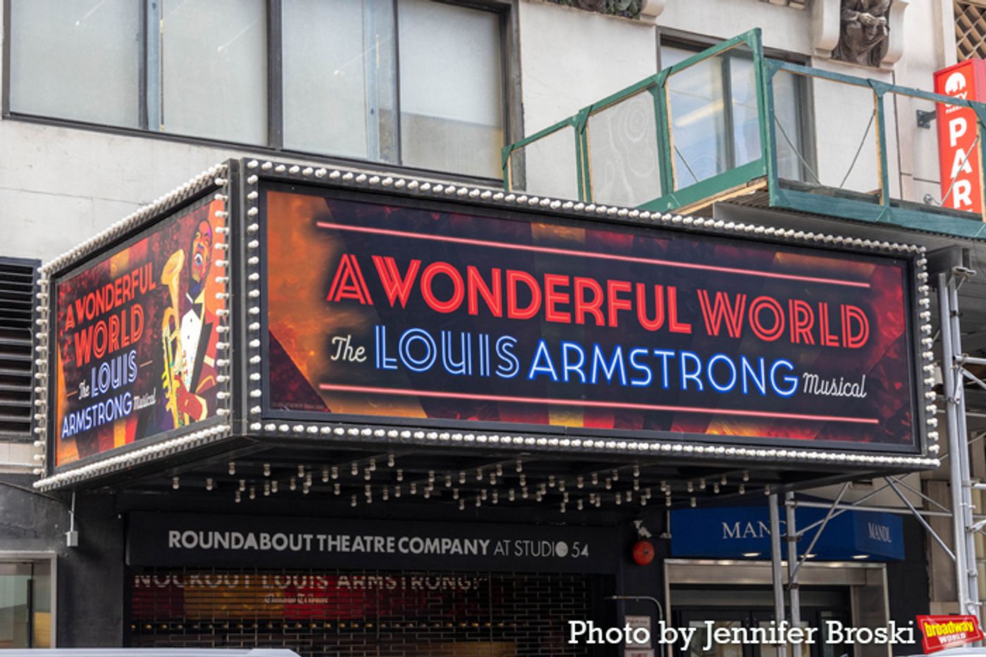 Up on the Marquee: A WONDERFUL WORLD  Image
