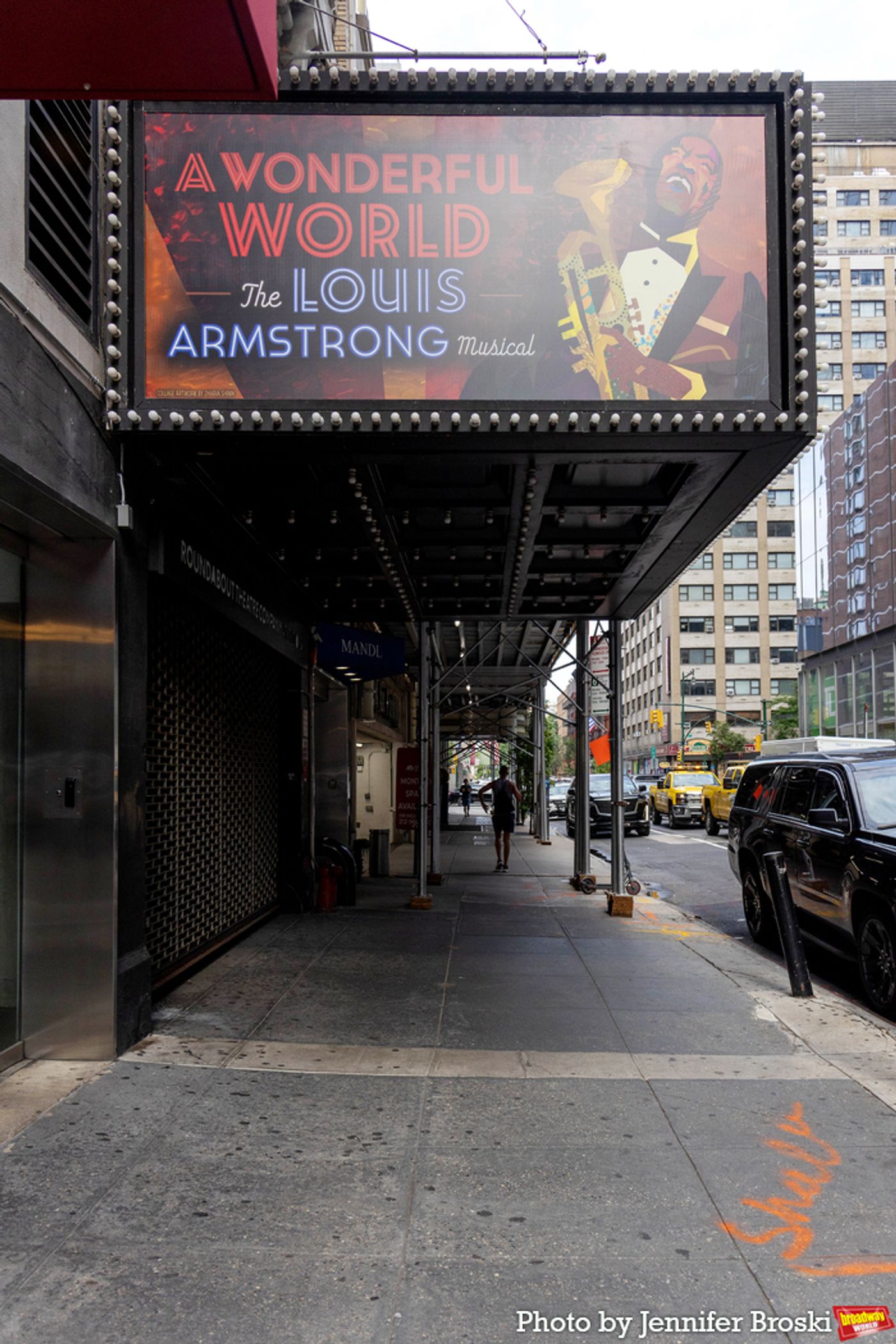 Up on the Marquee: A WONDERFUL WORLD  Image