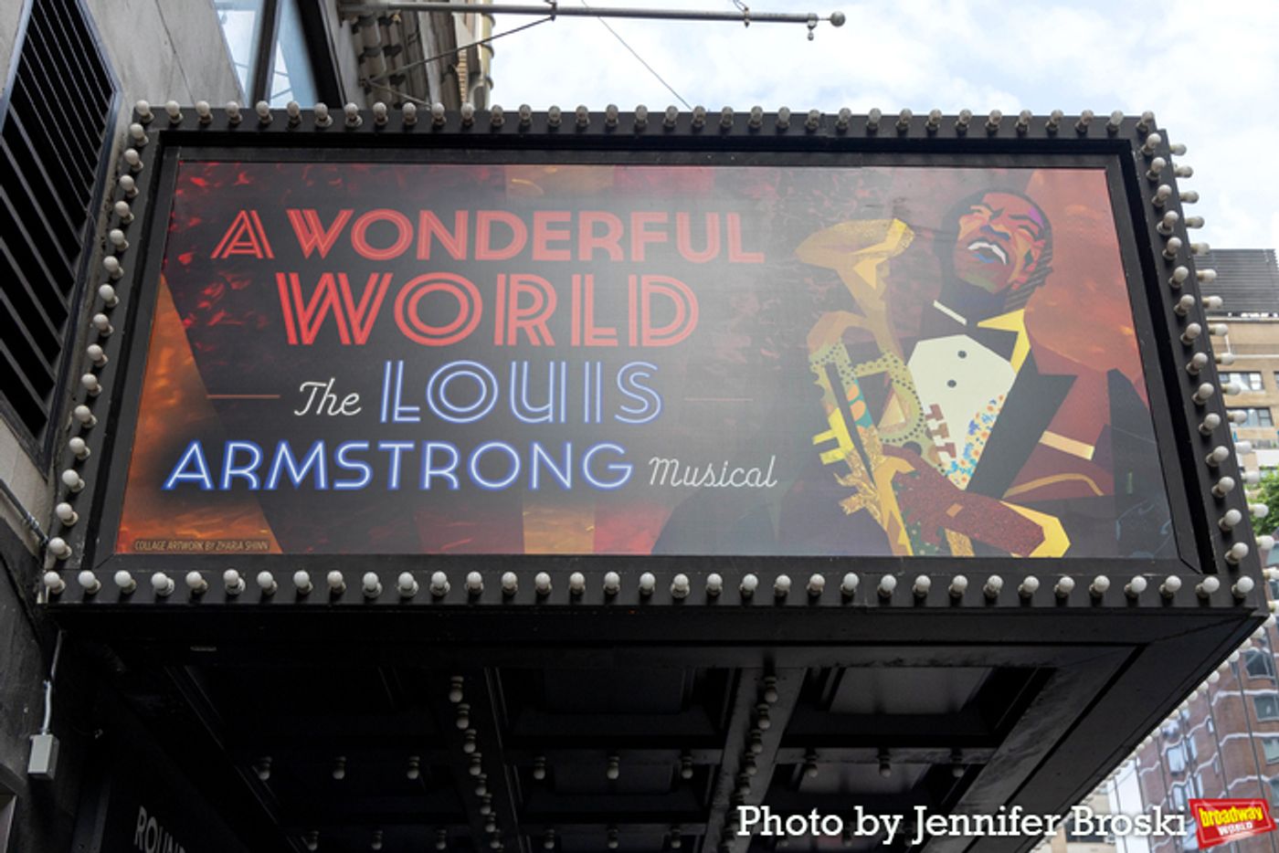 Up on the Marquee: A WONDERFUL WORLD  Image