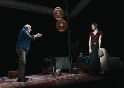 Peter Friedman and Sydney Lemmon Photo