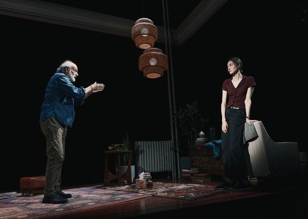 Peter Friedman and Sydney Lemmon Photo