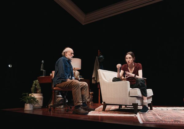 Peter Friedman and Sydney Lemmon Photo