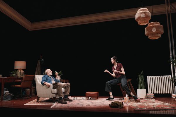 Peter Friedman and Sydney Lemmon Photo
