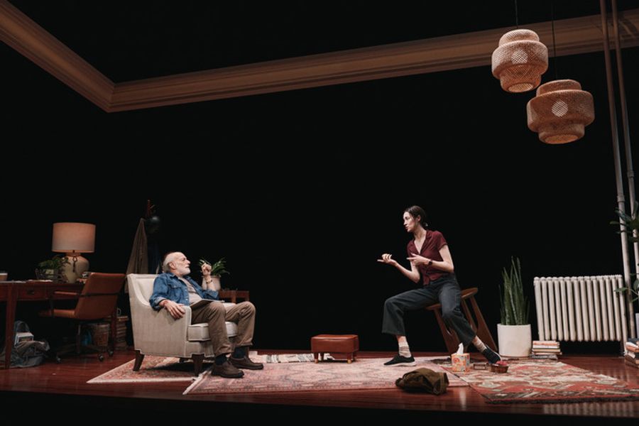Photos: JOB on Broadway Starring Peter Friedman and Sydney Lemmon Image