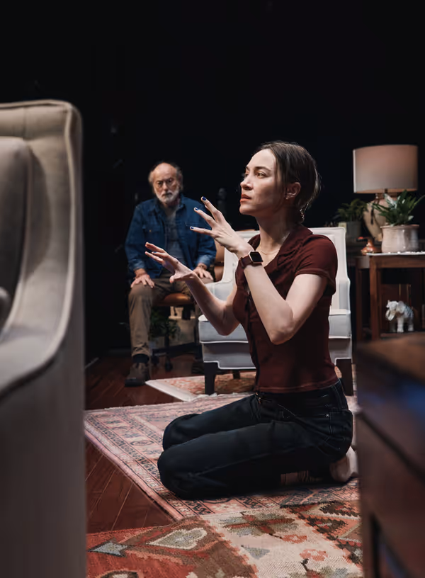 Peter Friedman and Sydney Lemmon Photo
