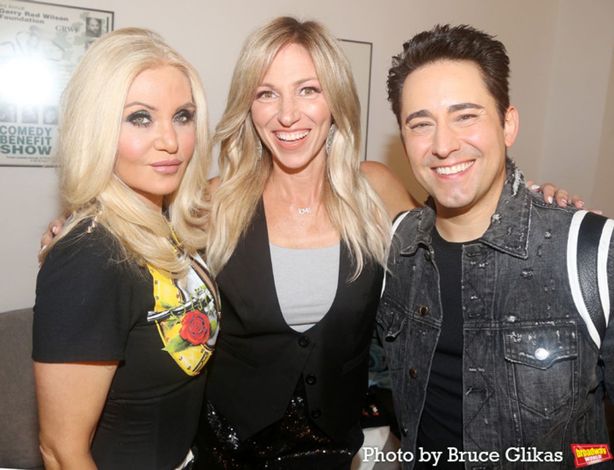 Orfeh, Debbie Gibson and John Lloyd Young  at 