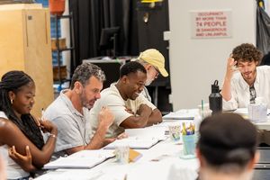 Abiola Obatolu, Bradley Dean, Jason Bowen, Terrence Mann and Clay Singer @ BroadwayWorld Abiola Obatolu, Bradley Dean, Jason Bowen, Terrence Mann and Clay Singer Photo