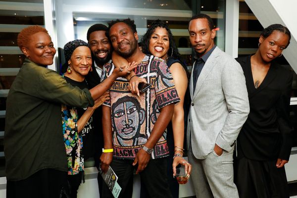The Cast of SIX CHARACTERS and Phillip Howze Photo