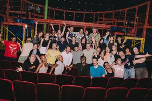 Jonathan Groff, Daniel Radcliffe and the cast of Illinoise @ BroadwayWorld Jonathan Groff, Daniel Radcliffe and the cast of Illinoise Photo