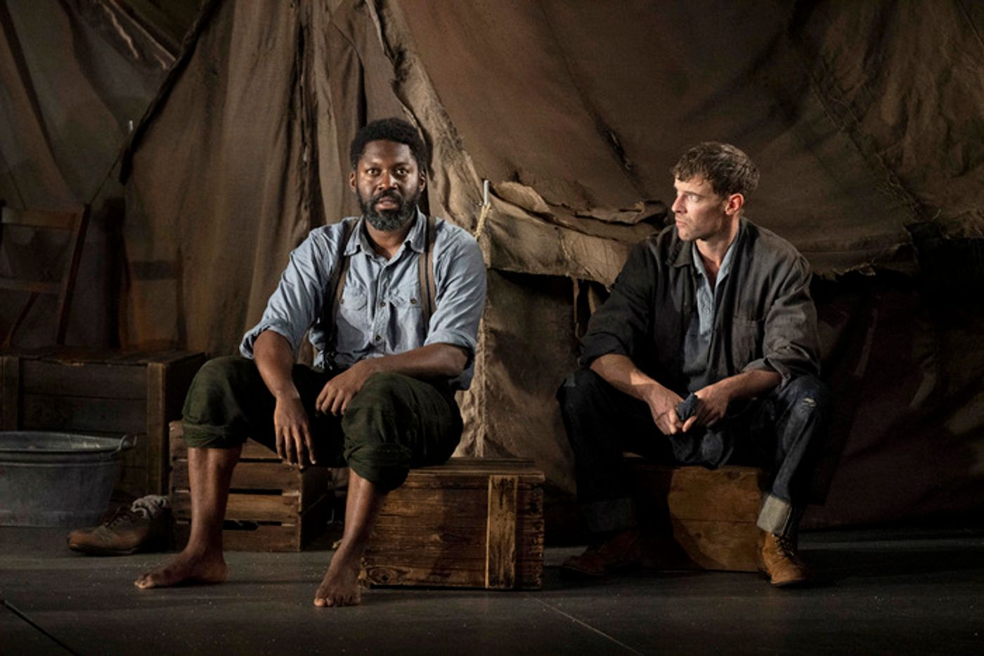 Photos: Cherry Jones, Harry Treadaway & More in THE GRAPES OF WRATH at the National Theatre  Image