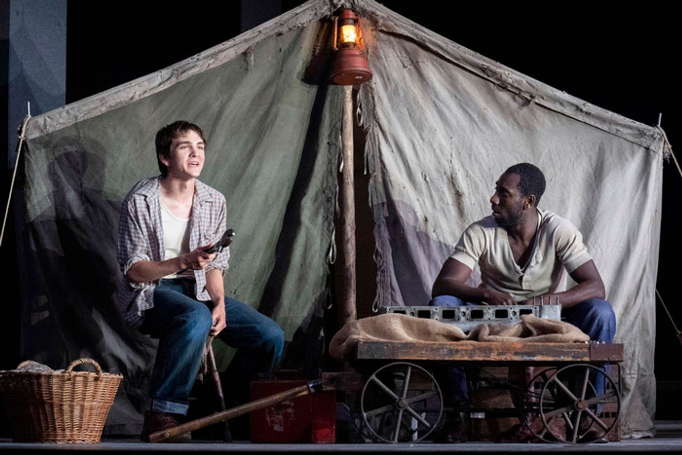 Photos: Cherry Jones, Harry Treadaway & More in THE GRAPES OF WRATH at the National Theatre  Image