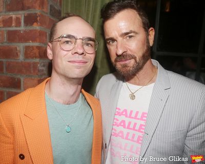 Director Michael Herwitz and Justin Theroux  Photo