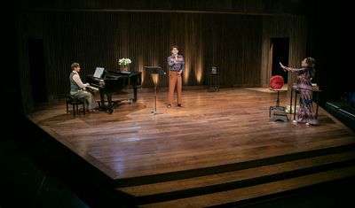 Brett Ryback, Rodney Ingram, and Vicki Lewis
 Photo