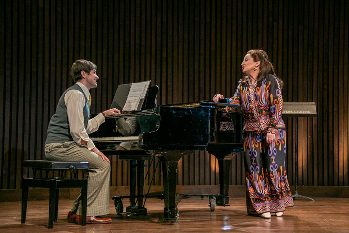 Brett Ryback and Vicki Lewis
 at 