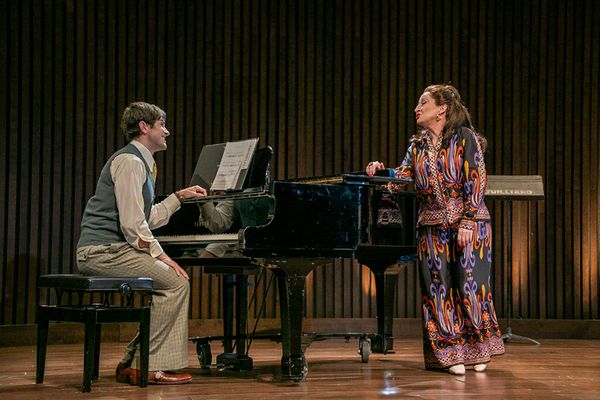 Brett Ryback and Vicki Lewis
 Photo