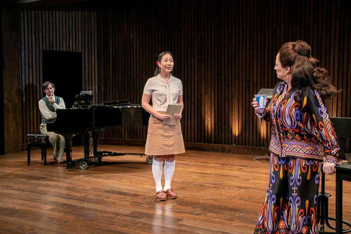 Brett Ryback, Stella Kim, and Vicki Lewis
 at 