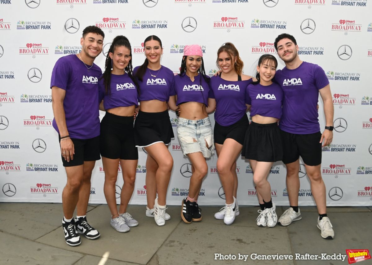 AMDA College of the Performing Arts Gianiuca Malave, n Inge Hoffens, Aurelie Drago, Ashley De La Rosa, Vanessa Ramos, Liana Kurogi and Devin Hernandez at 