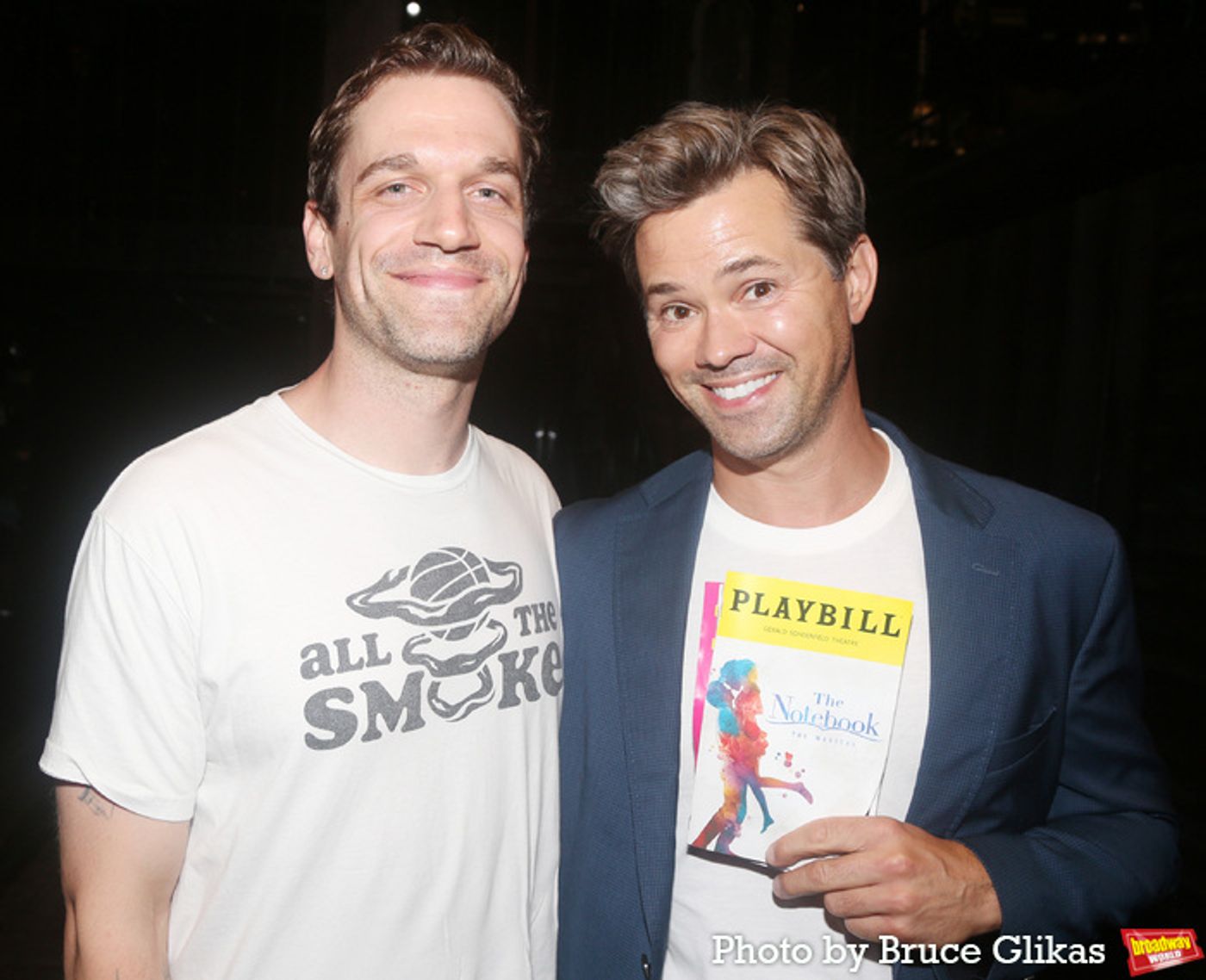 Photos: Andrew Rannells Stops By THE NOTEBOOK  Image