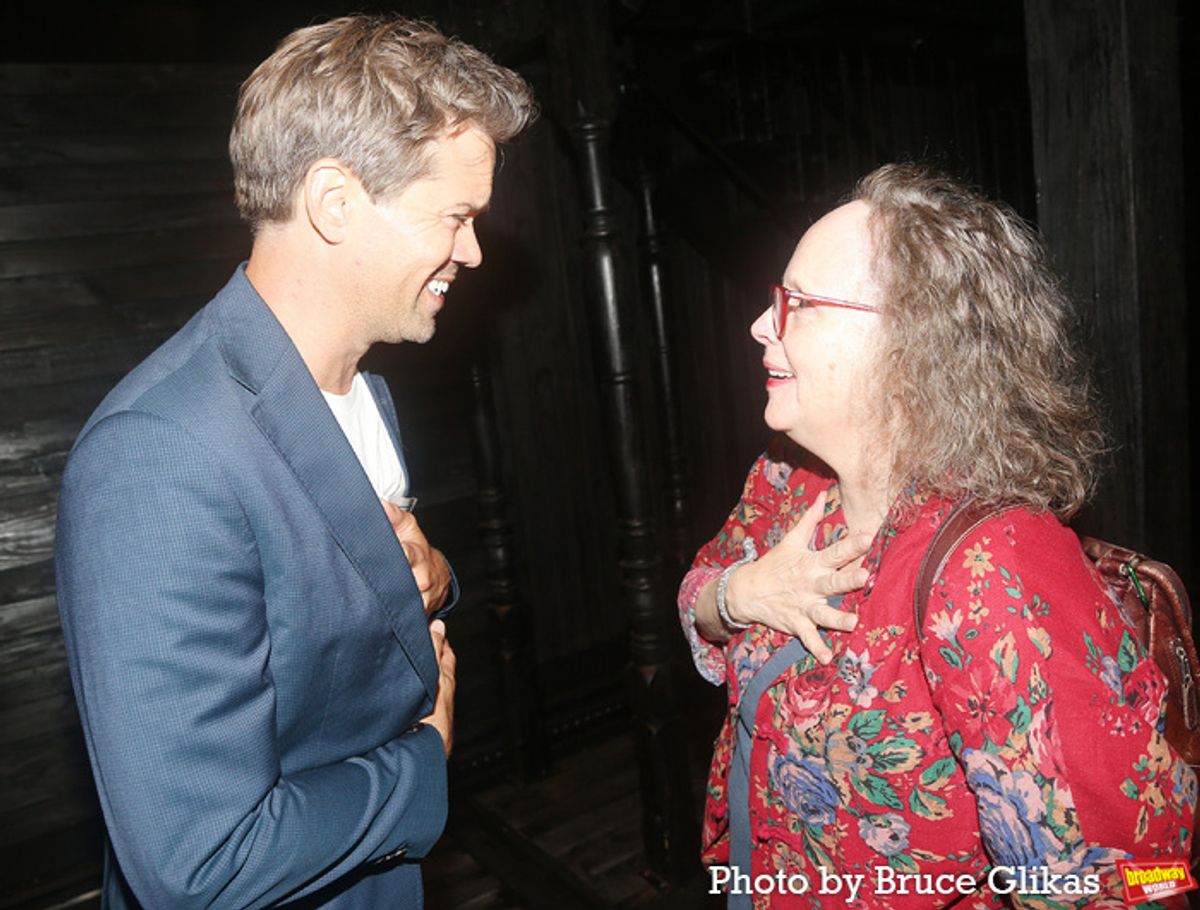Andrew Rannells and Maryann Plunkett at 
