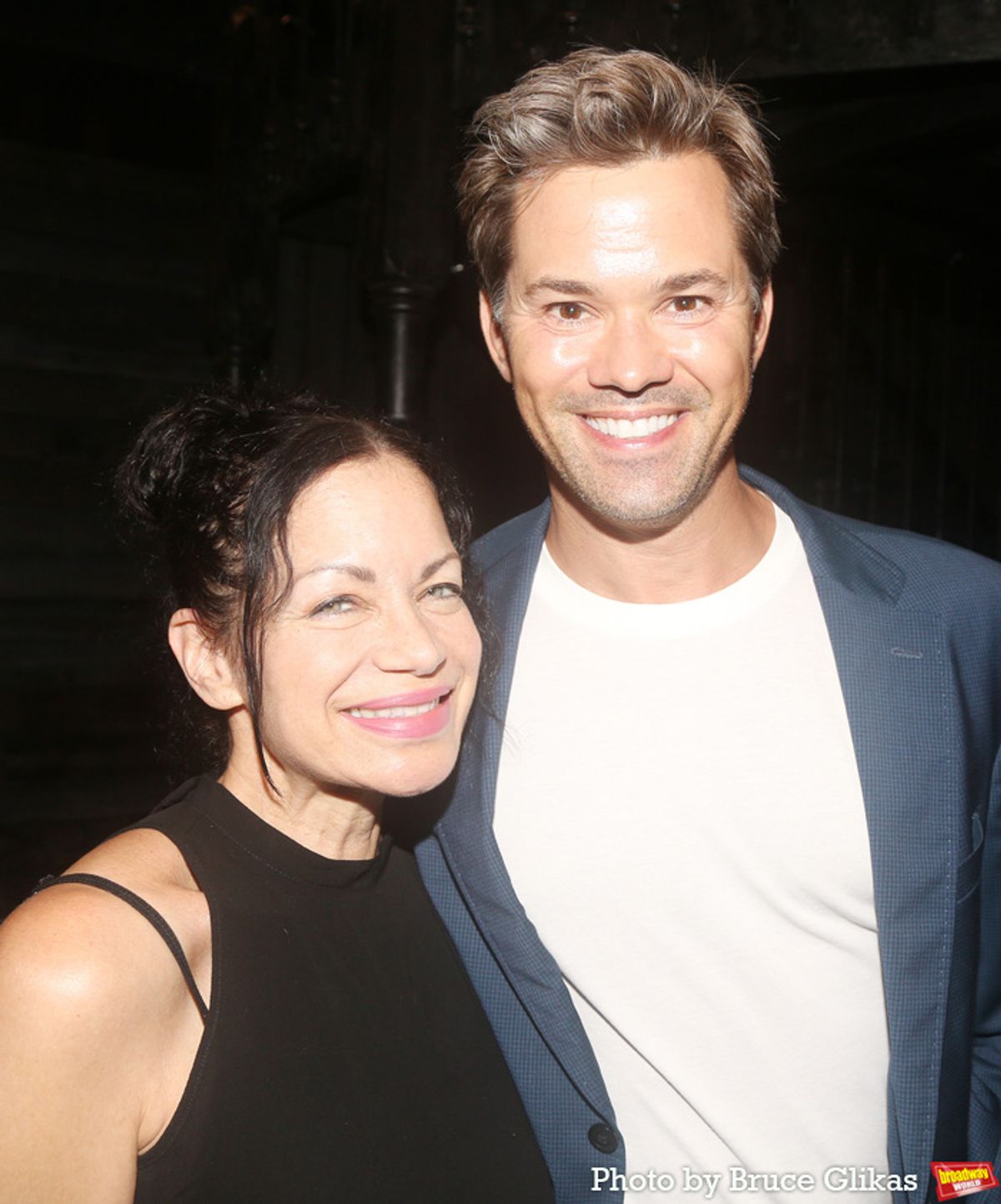 Yassmin Alers and Andrew Rannells  at 