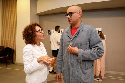 Andrea Martin, Ayad Akhtar Photo