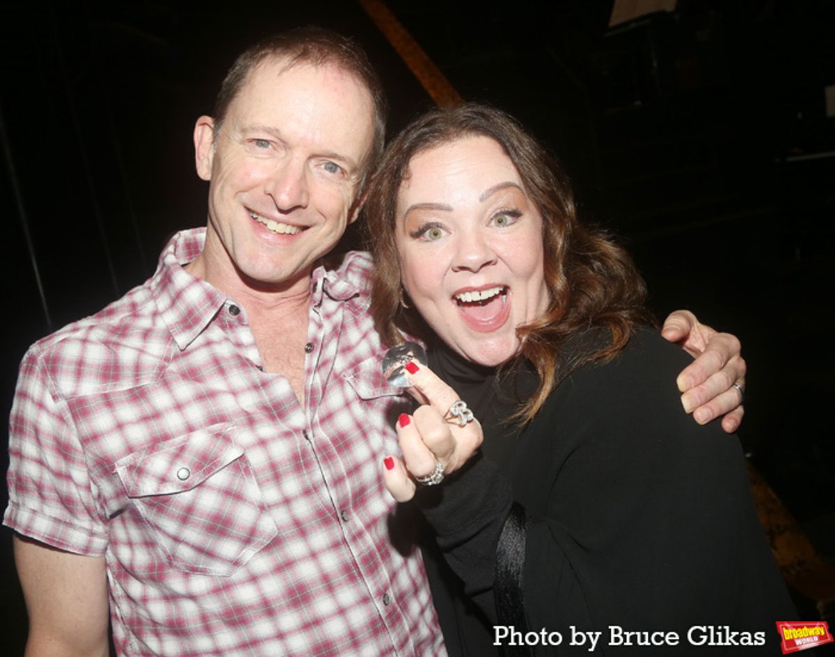 David Bushman and Melissa McCarthy at 