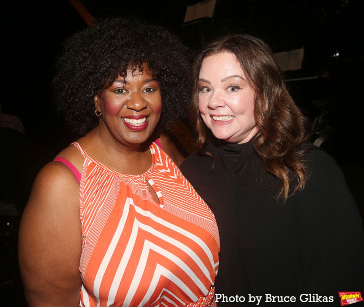 Natasha Yvette Williams and Melissa McCarthy at 