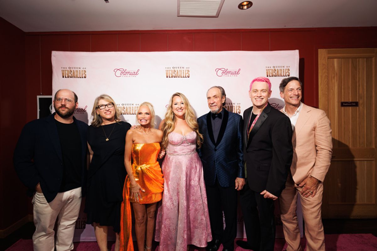 Greg Nobile, Lauren Greenfield, Kristin Chenoweth, Lindsey Ferrentino, F. Murray Abraham, Michael Arden, and Bill Damaschke at 