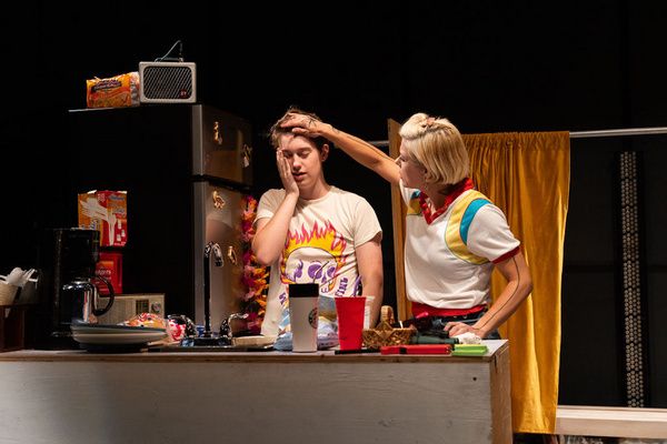 L to R: Landyn Pollard as Bean and Jennifer Skura Boutell* as Danny in PEARLS FOR SPU Photo