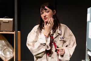 Gates Leonard as Carousel in PEARLS FOR SPURS by Gates Leonard at the A.R.T./New York Theatres; Luke Leonard, Dir., photo credit: Whitney Browne @ BroadwayWorld Gates Leonard as Carousel in PEARLS FOR SPURS by Gates Leonard at the A.R.T./New York Photo