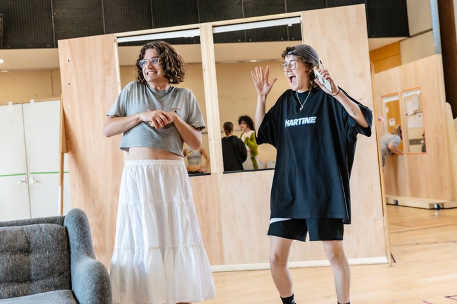 Photos: In Rehearsal For WHY AM I SO SINGLE? From Tony-Winning SIX Duo Lucy Moss and Toby Barlow Image