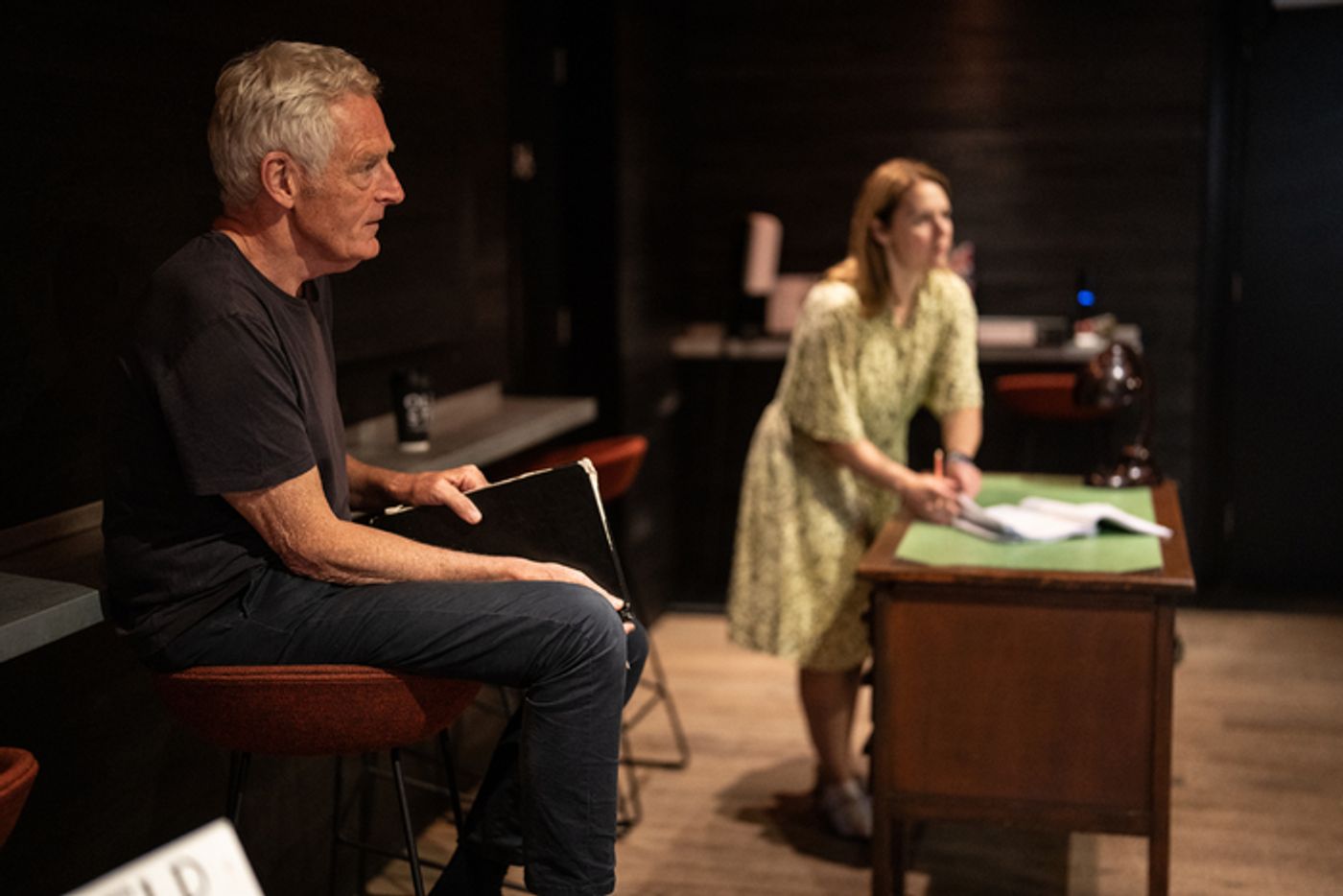 Photos: Gina Beck and Michael Simkins in Rehearsal For GUYS & DOLLS  Image