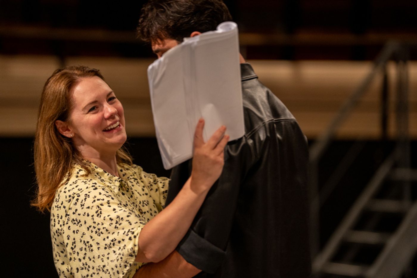 Photos: Gina Beck and Michael Simkins in Rehearsal For GUYS & DOLLS  Image