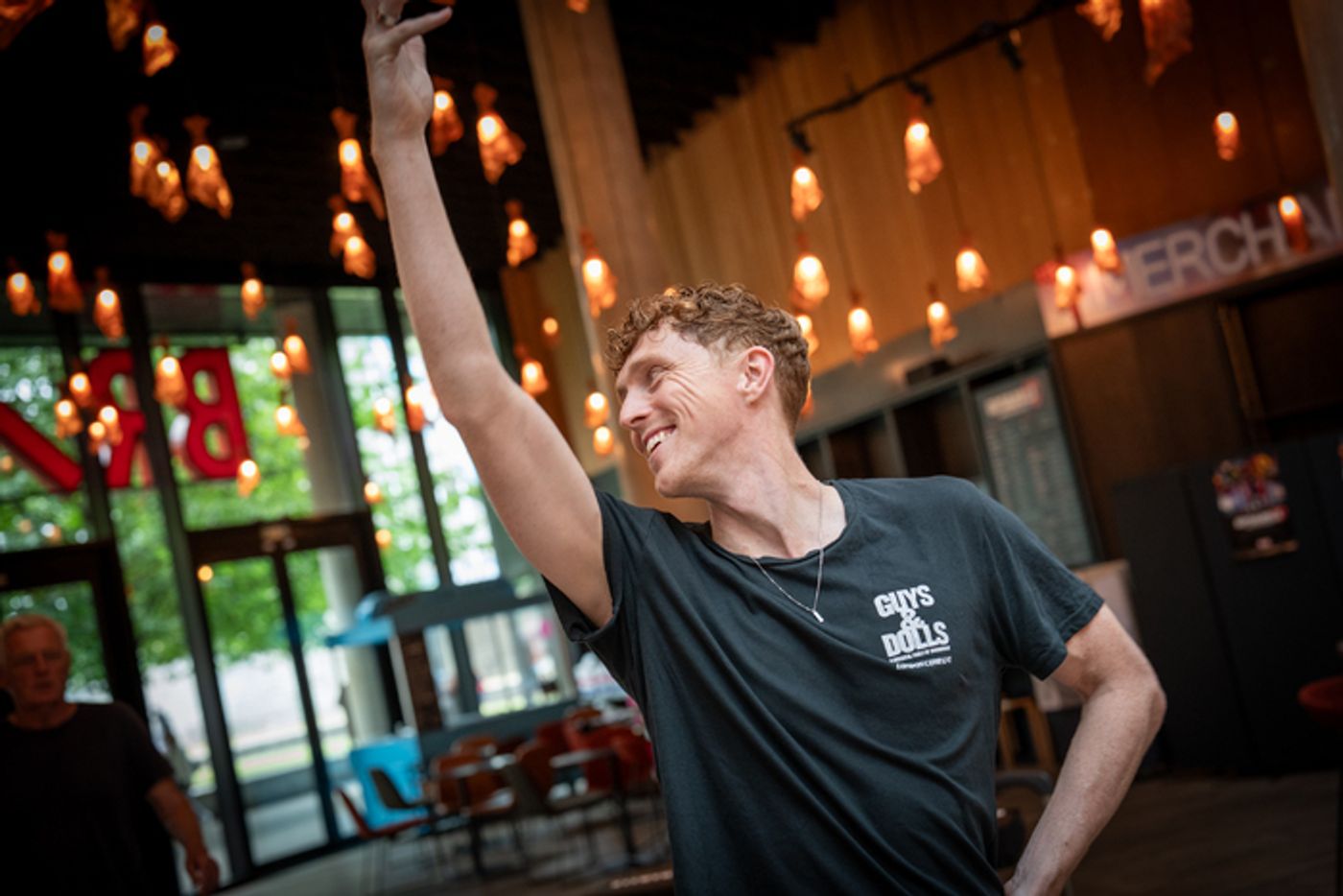 Photos: Gina Beck and Michael Simkins in Rehearsal For GUYS & DOLLS  Image