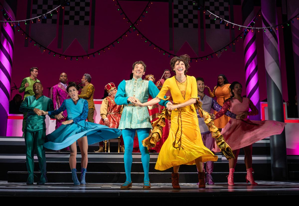 Michael Urie, Sutton Foster and company  at 