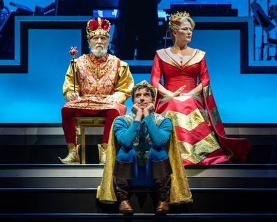 David Patrick Kelly, Michael Urie & Ana Gasteyer Photo