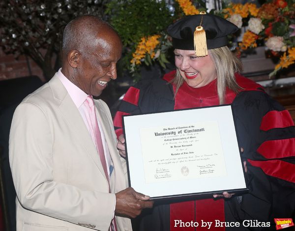 Dorian Harewood and VP & Chief Alumni Officer at the Cincinnati College Conservatory  Photo