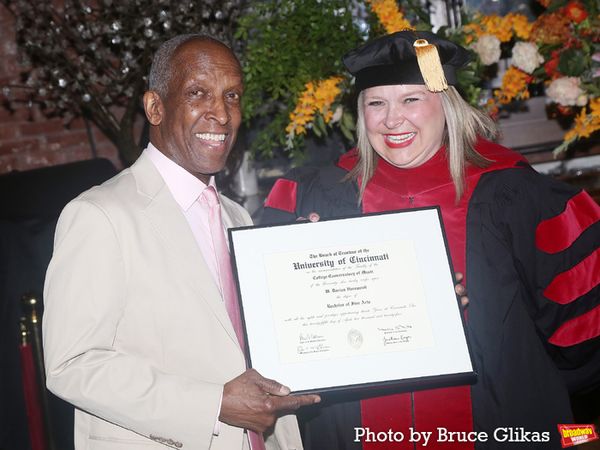Dorian Harewood and VP & Chief Alumni Officer at the Cincinnati College Conservatory  Photo