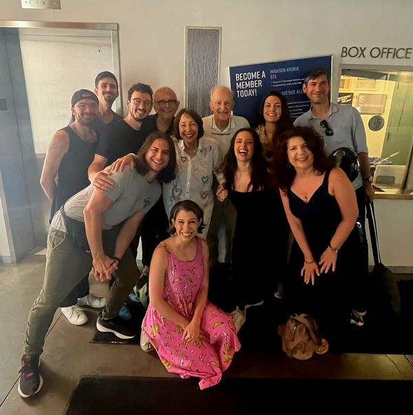 Richard Maltby, Jr., David Shire and Didi Conn with the cast and creative team of The Photo