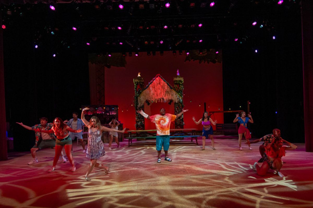 Domingo Reyes and the Cast of Jimmy Buffett's Escape to Margaritaville at 