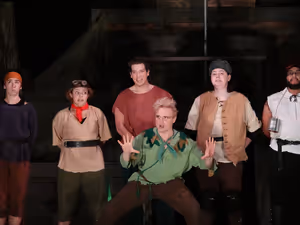 Joe Zumbo and the cast of Peter Pan and Wendy Photo