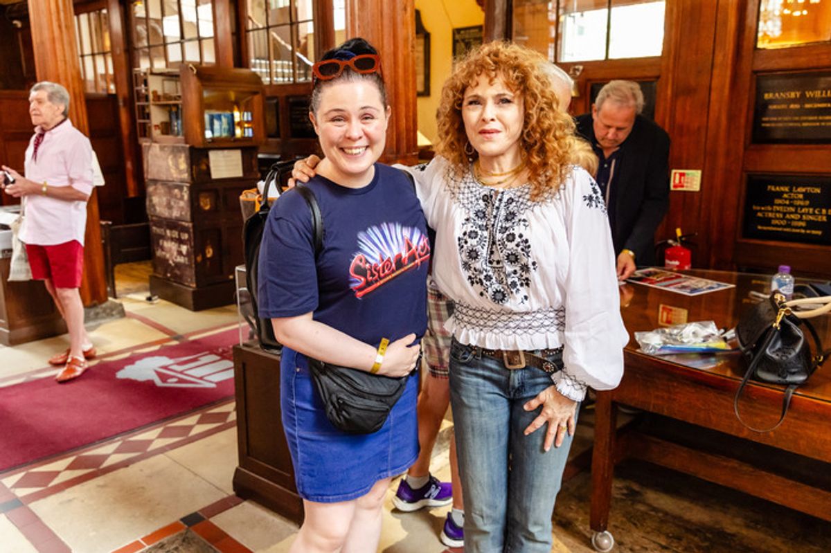 Emma Ralston, Bernadette Peters at 