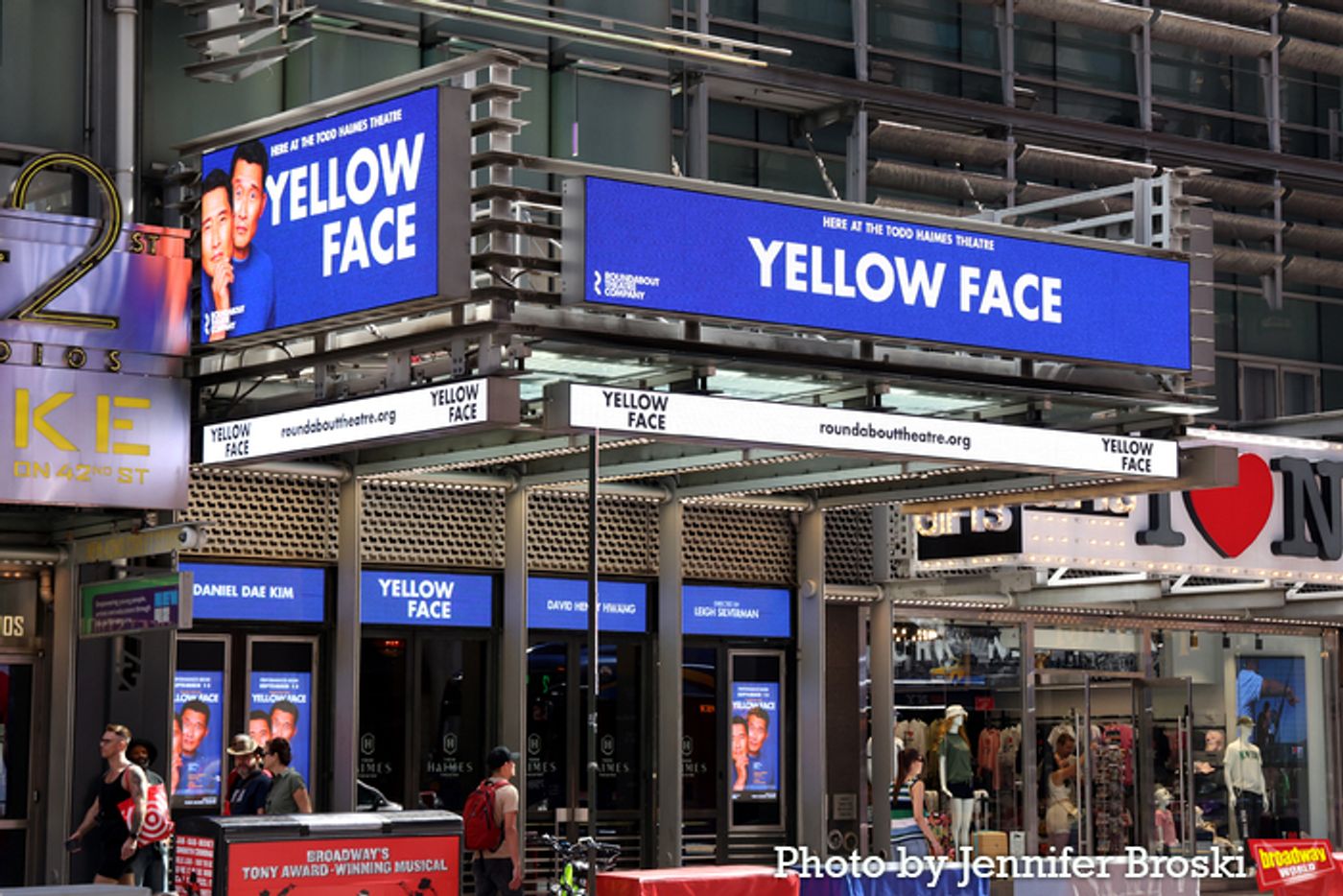 Up on the Marquee: YELLOW FACE  Image