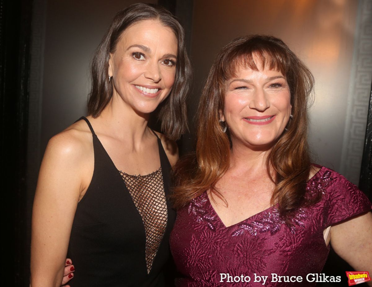 Sutton Foster and Ana Gasteyer at 