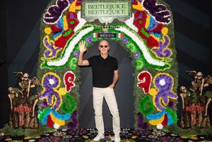 Michael Keaton attends the Photo Call for Warner Bros. Pictures' BEETLEJUICE BEETLEJUICE in Mexico City on August 13, 2024 @ BroadwayWorld Michael Keaton attends the Photo Call for Warner Bros. Pictures' BEETLEJUICE BEETLEJU Photo